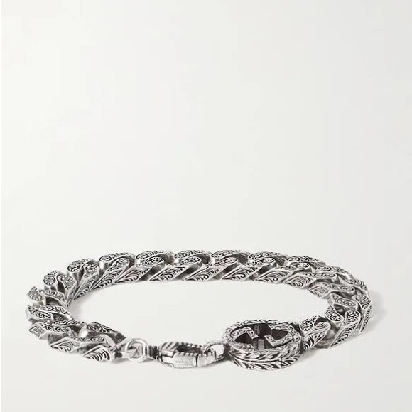 NWT Men’s Gucci Interlocking G Chain Bracelet 8.5” - Picture 16 of 17
